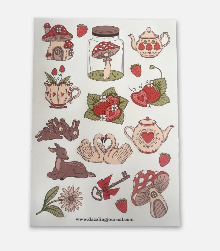 Cottage Whimsy Vinyl Stickers