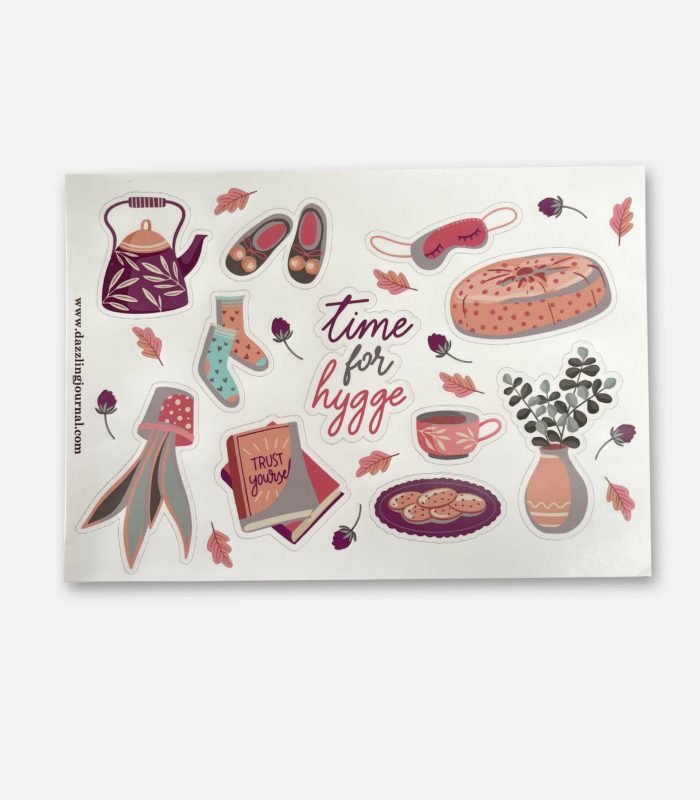 Time for hugge vinyl sticker